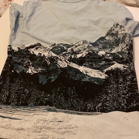 Fabletics mens T-shirt mountains size large - Picture 6 of 6